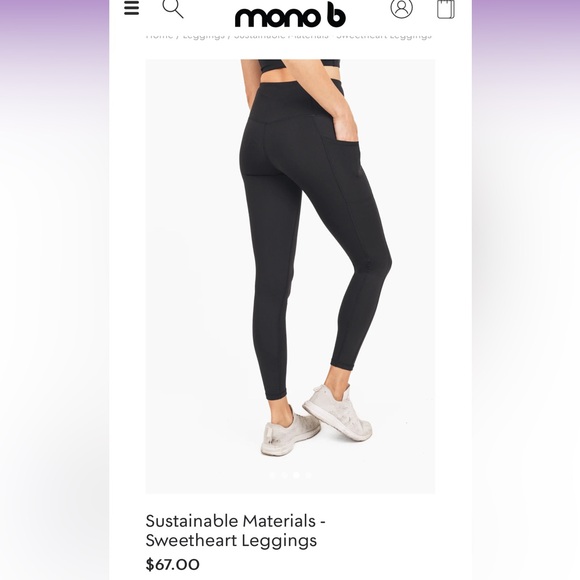 Mono b sweetheart leggings - Picture 2 of 7